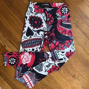 GearBunch Skull Print Leggings